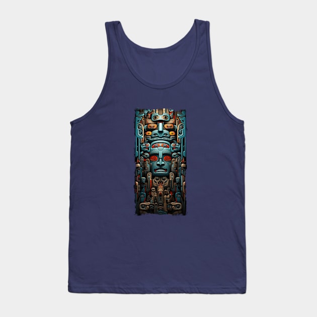 Techno Totem Tank Top by DavidLoblaw